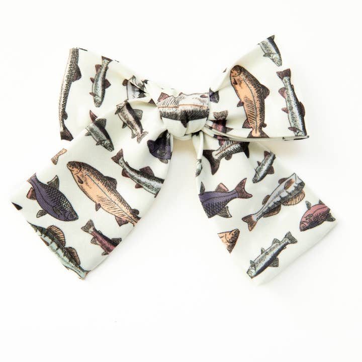 Boon Ties - Wholesale Hair Bow - Kids - Fish On! Petite Hair Bow