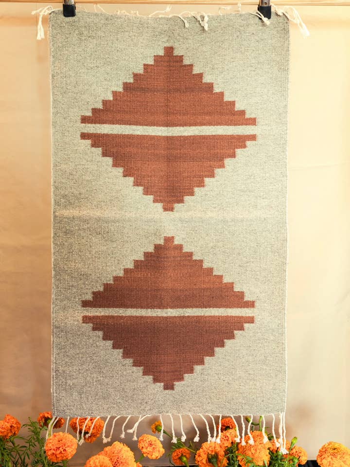 Tapis Zapotec Monte Albán pour la vente par The Zapotec Weavers