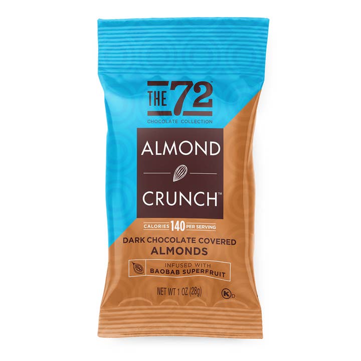 72 Chocolate Collection - Wholesale Chocolate Covered Sweets - 72 Chocolate Almond Crunch - 1.0 oz.