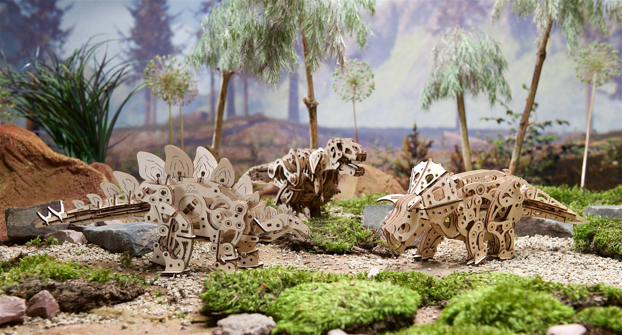 Ukidz LLC - Wholesale DIY Craft Kit - Kids - UGears Tyrannosaurus Rex -Wooden 3D Puzzles - DIY2