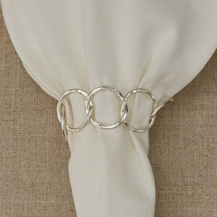 Circles Links Napkin Ring for wholesale by Split P