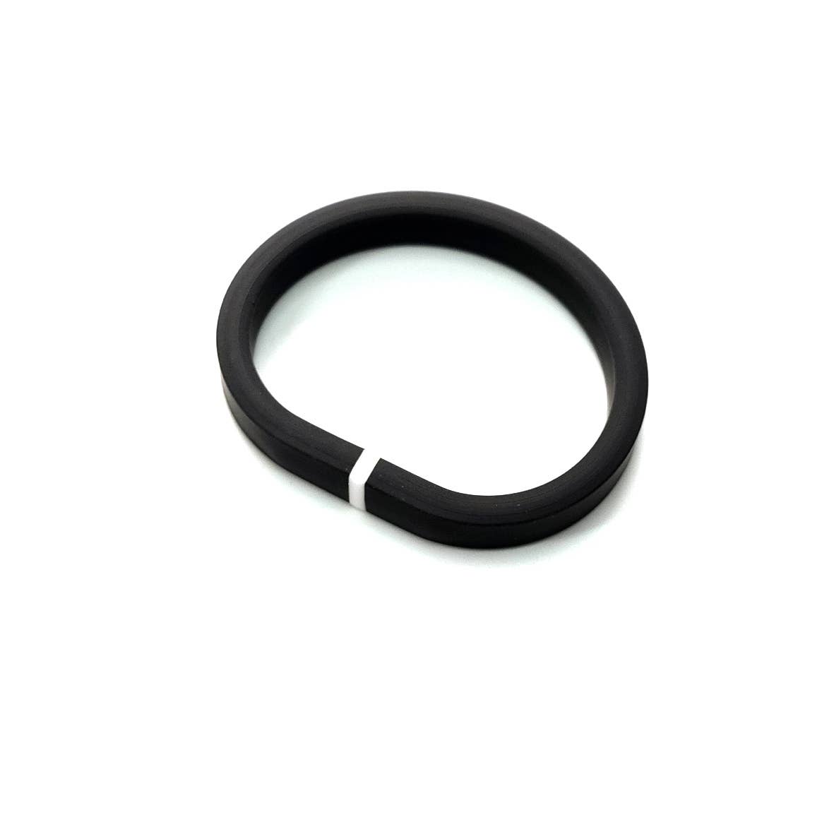 ALEX+SVET - Wholesale Bangle Bracelet - TORY black rubber bracelet ESSENTIALS 10