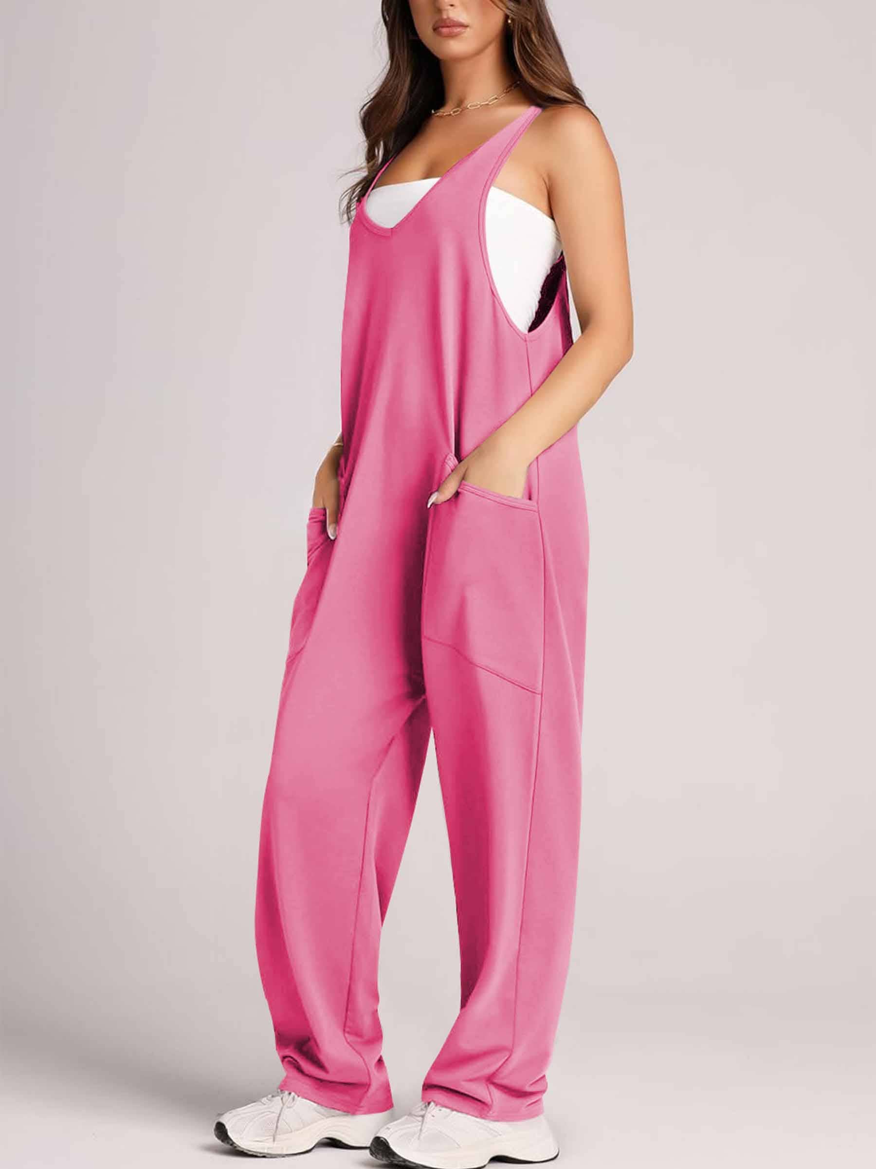 Wholesalesir - Wholesale Jumpsuit - Women's - Pocket Sleeveless Knit Jumpsuit Pants5