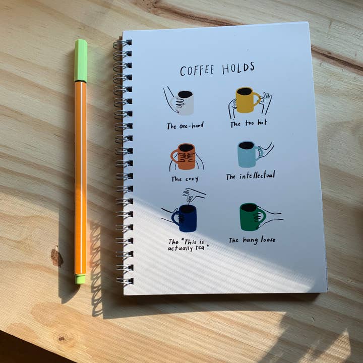 Coffee Holds - Notebook for wholesale by Lighter Note