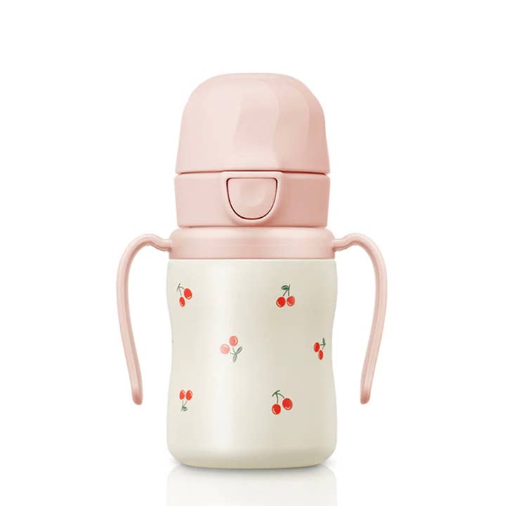 onzenna (Grosmimi and Cha&Mom) - Wholesale Drinking Glass/Cup - Kids & Baby - Grosmimi Stainless Steel Straw Cup with Flip Top - 6oz (200ml)2