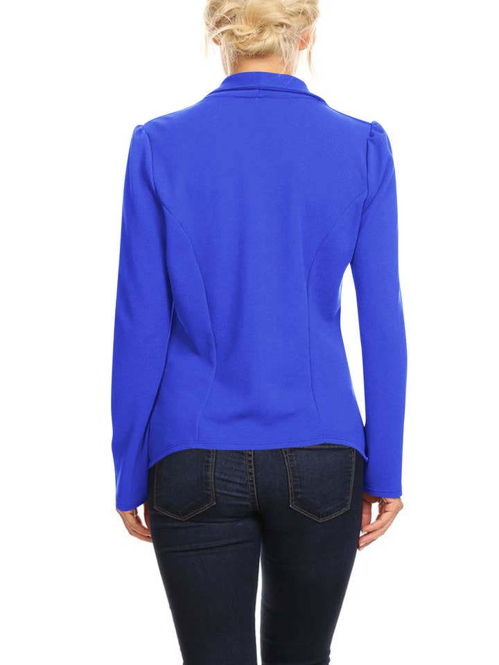 MOA COLLECTION - Wholesale Blazer - Women's - Women's Casual Office Work Basic Blazer Jacket S-3XL74