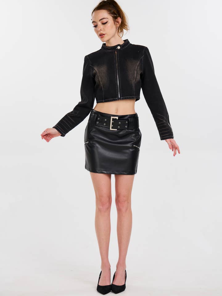 Pretty Damage - Venta al por mayor Cazadora vaquera - Mujer - Chaqueta vaquera Fuel Reload4