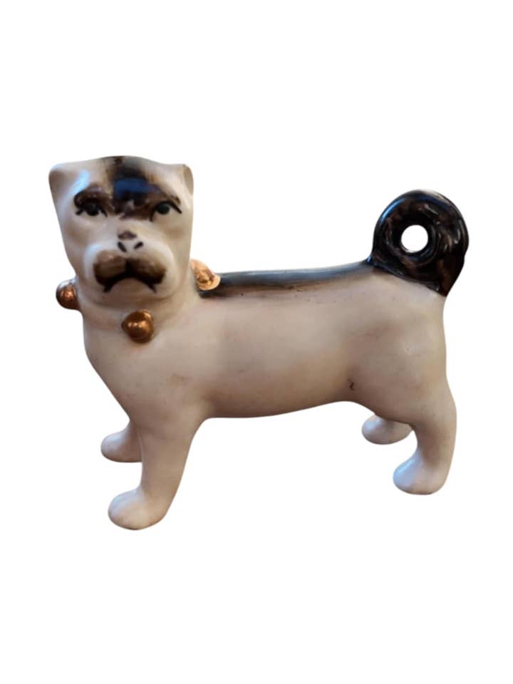 Mopshond Beeldje - Pug - Antiek voor wholesale door Ma Curiosité