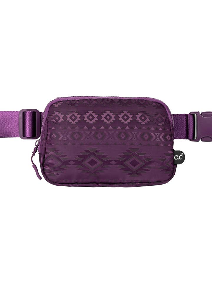 Riemtas - Aztec - Paars voor wholesale door Funky Junque