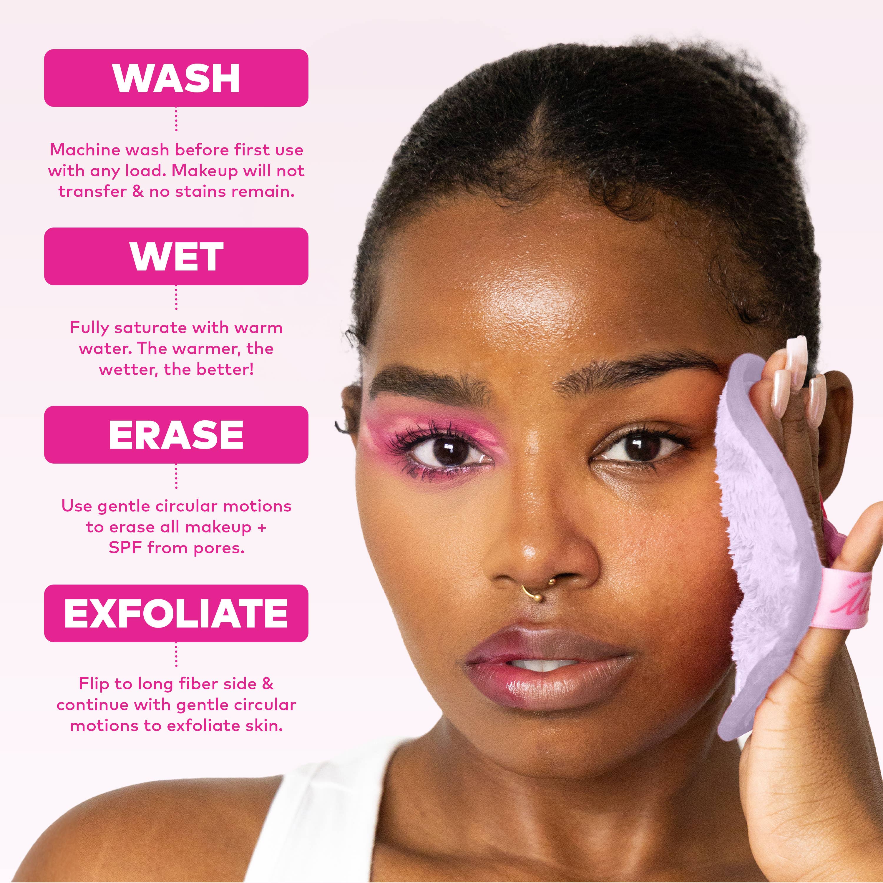 The Original MakeUp Eraser - Wholesale Makeup Remover - Sunset Boulevard  MakeUp Eraser 7-Day Set4