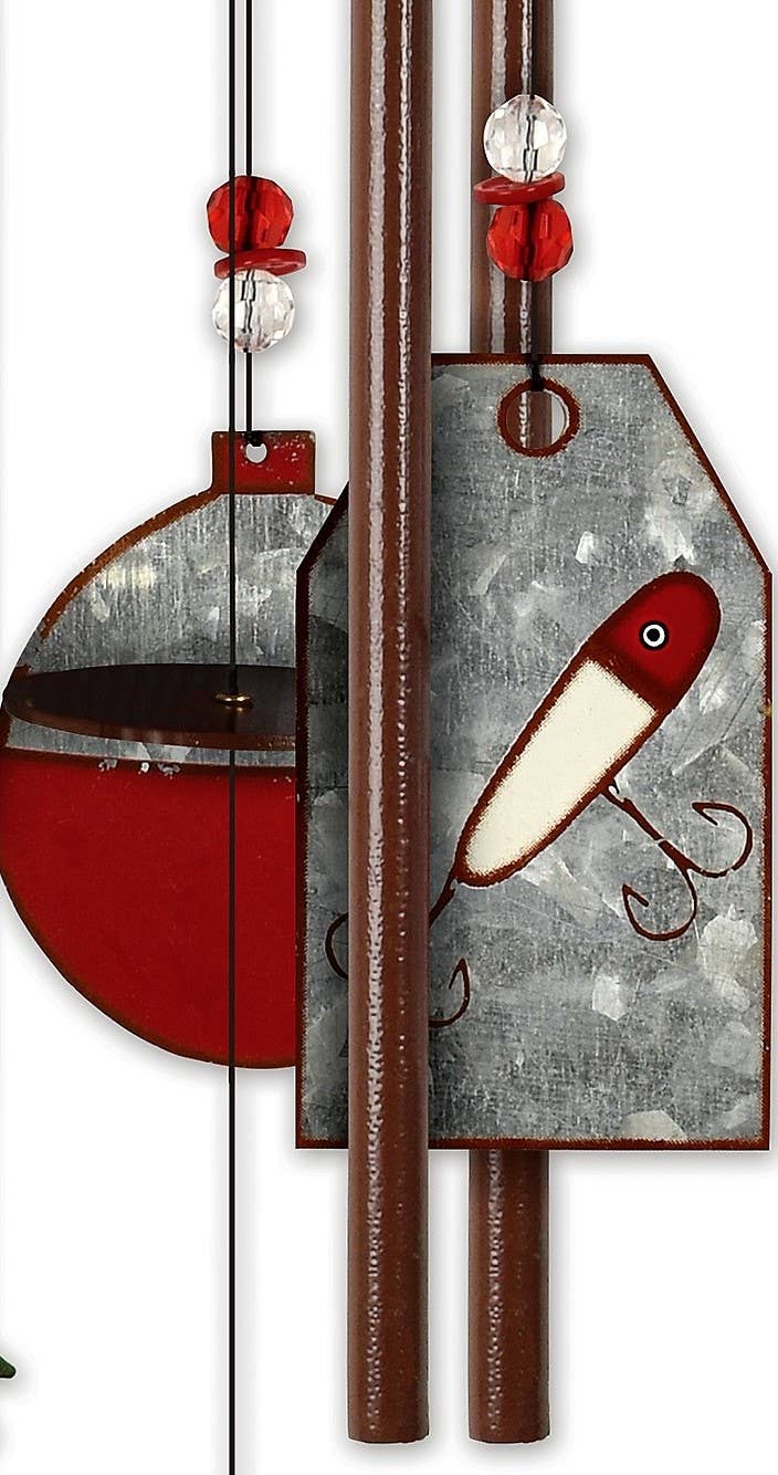 Sunset Vista Designs - Wholesale Wind Chime - Catch of the Day, Rustic Bass Wind Chime4