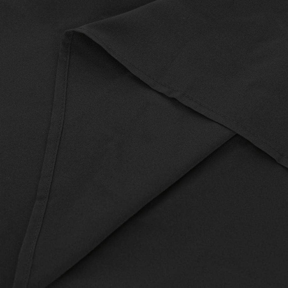 NOIR ROBE AMPLE EN DENTELLE À COL EN V ET PATCHWORK DE PAILLETTES_CWDSD6992 en vente sur Faire5