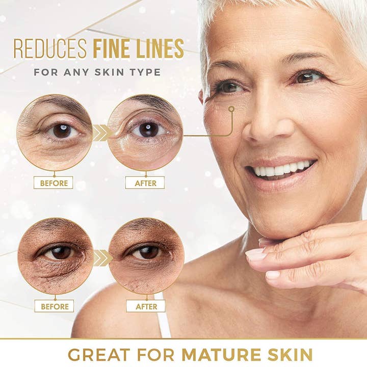 Above Edge - Wholesale Face/Beauty Roller - 24K Gold Eye Mask Puffy Eyes & Dark Circles Treatments 20Pai