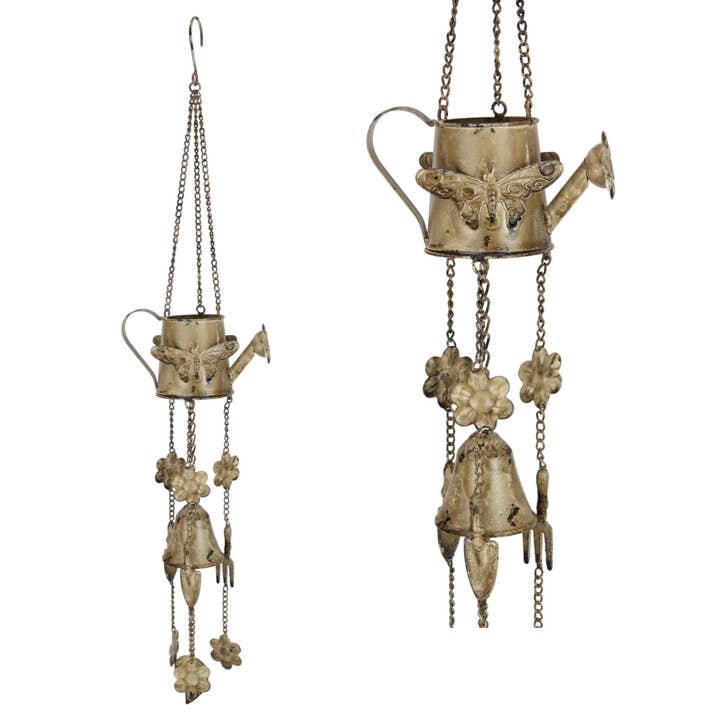 Cast Iron Butterfly Watering Can Wind Chime for wholesale by Cubby House by Malmar