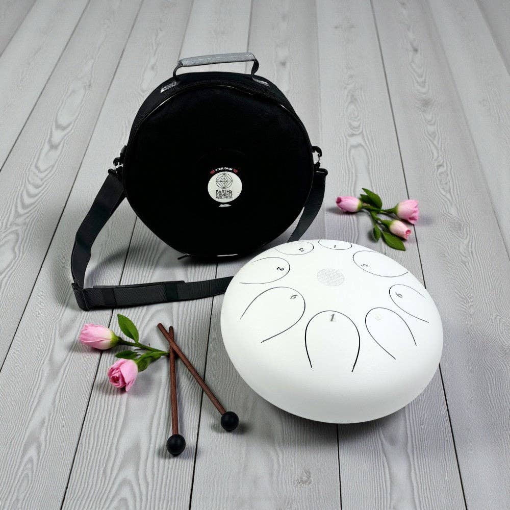 Earths Elements Wholesale - Wholesale Musical Instrument - Tongue Drum - 30cm, White0