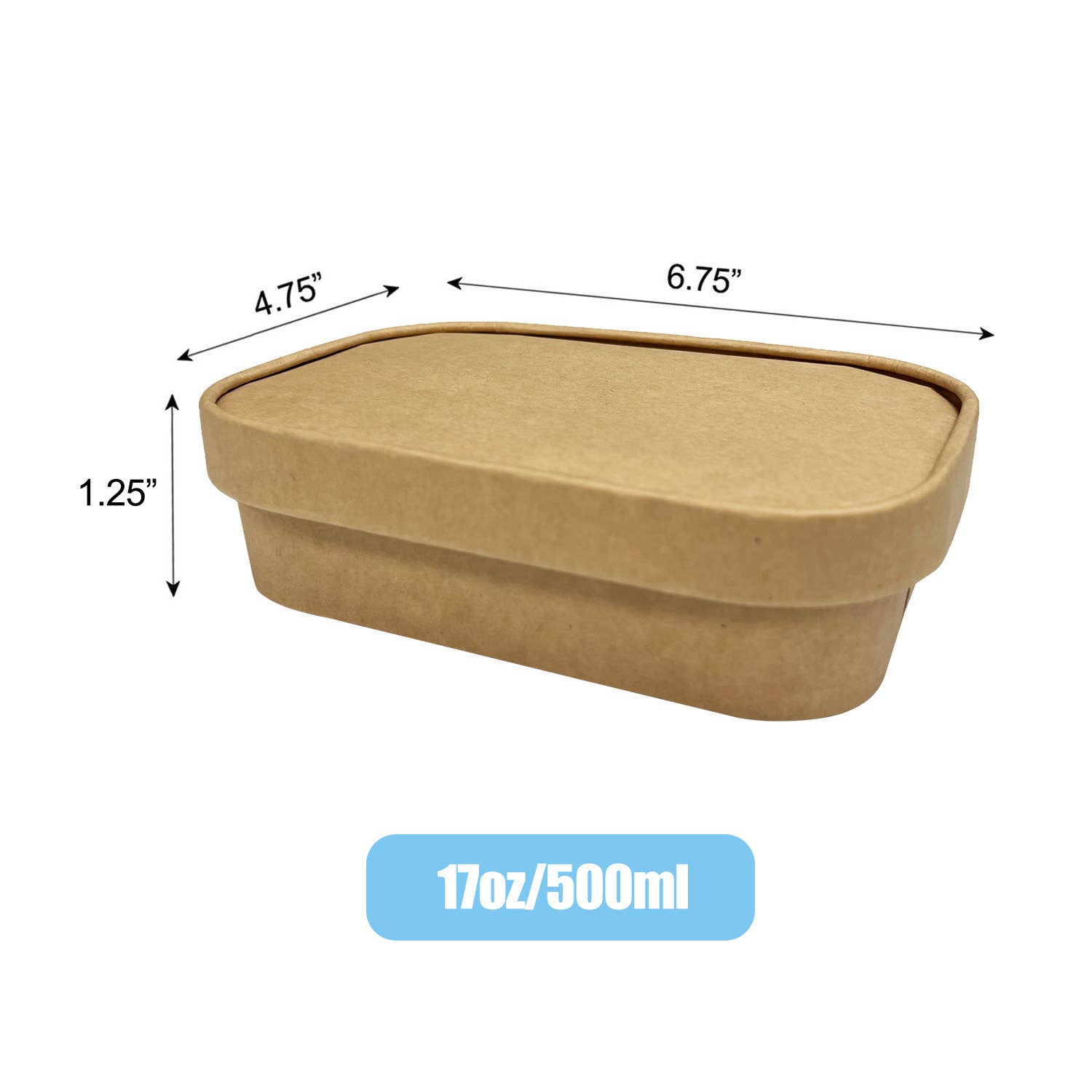 Kis Paper - Wholesale Food Storage Container - Kraft Paper Food Container with PP or Paper Lid4