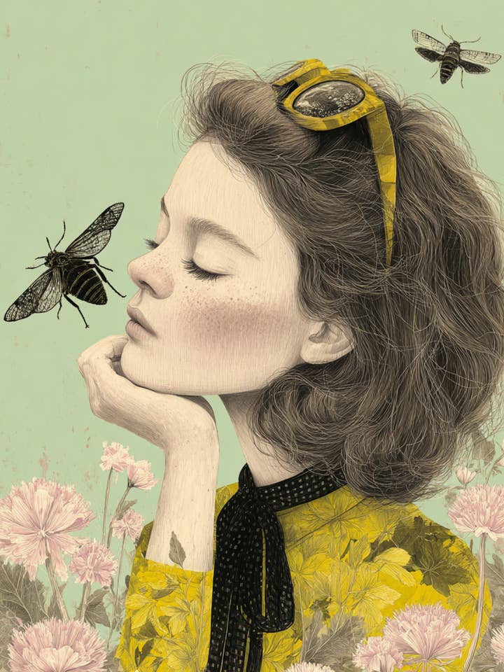 The Bug Girl: Mint | Kort Fripperies for engroshandel hos Fripperies