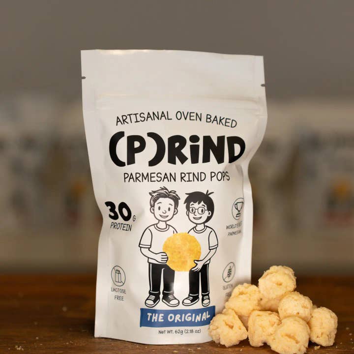 (P)rind, Co. - Wholesale Puffed Snack - Parmesan Pops Variety Bundle 2