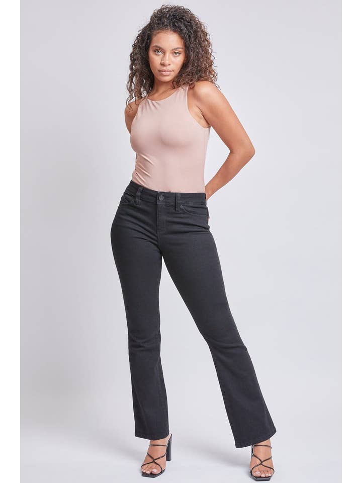 YMI - Wholesale Jeans - Women's - Sustainable WannaBettaButt Mid Rise Bootcut Jeans-P17093713