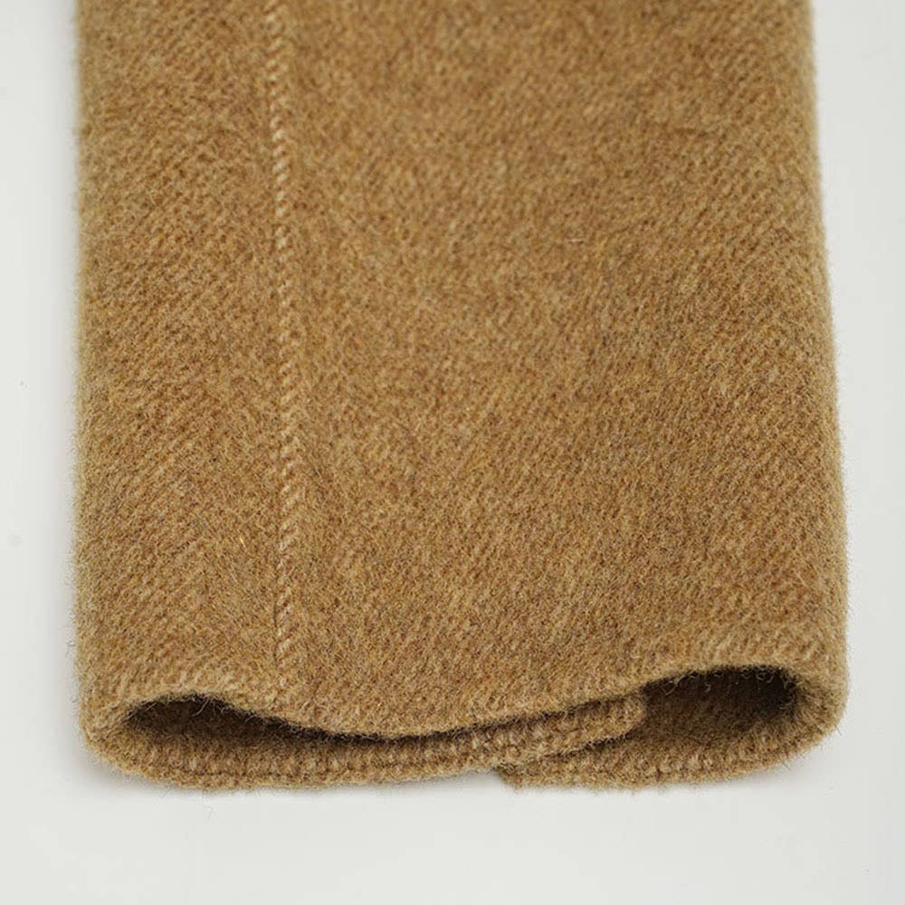 Colorea como imágenes Abrigo Blazer de Lana CT111 Otoño con Diseño de Solapa de Bufanda Combinada de venta al por mayor en Faire15