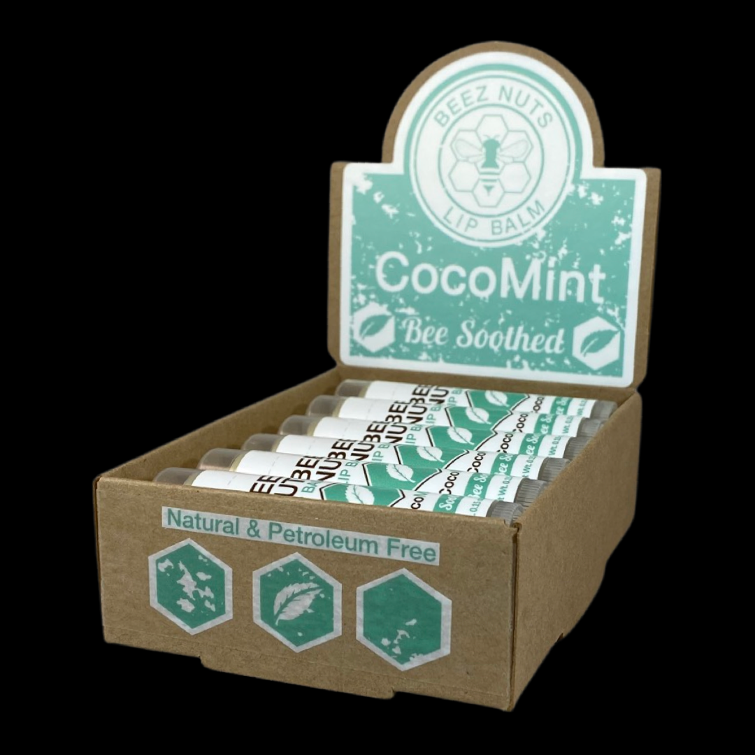 Beez Nuts Balms - Wholesale Lip Balm Set - CocoMint Lip Balms - 12 pack5