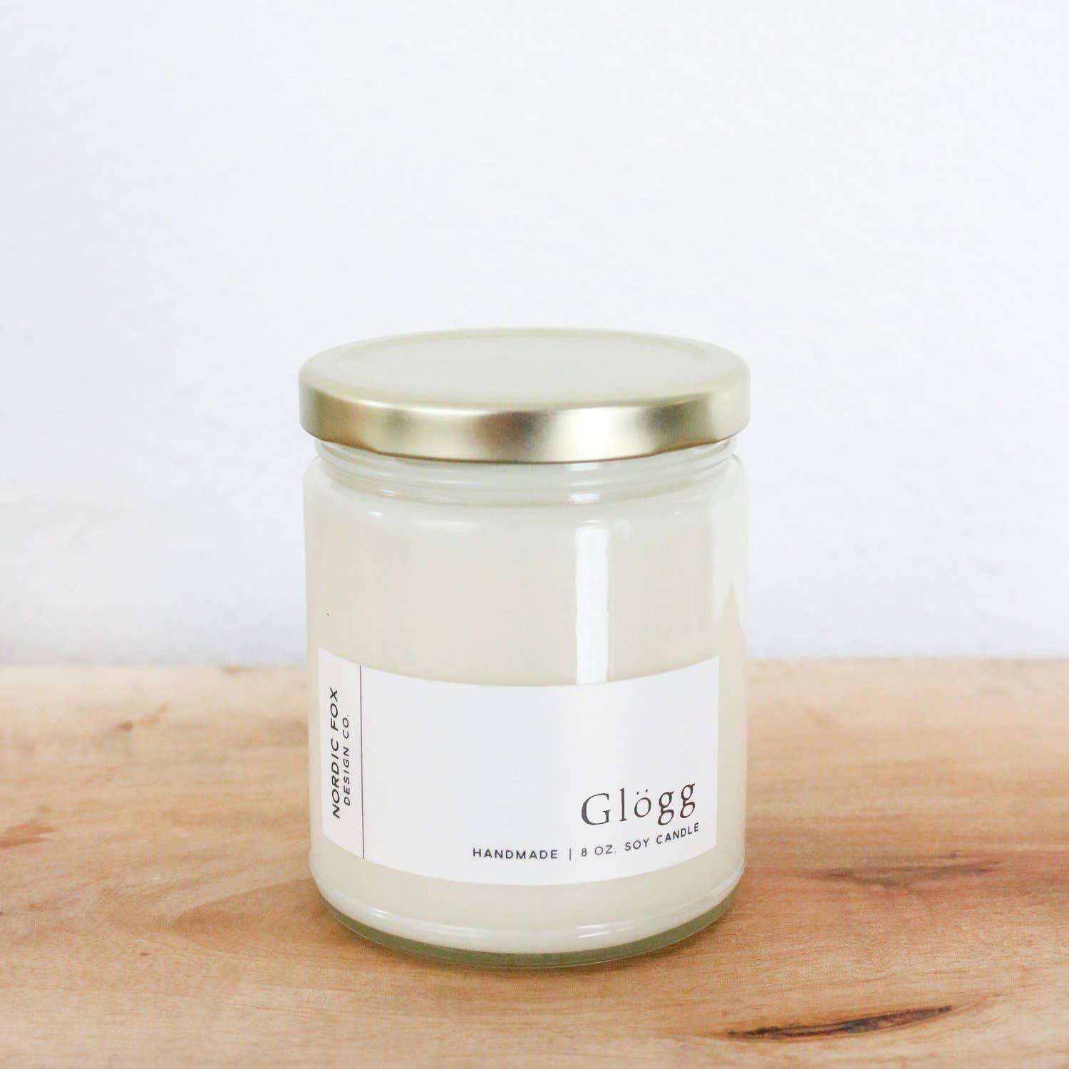 Nordic Fox Design Co. - Wholesale Jar/Filled Candle - Glögg Handmade Soy Candle 2