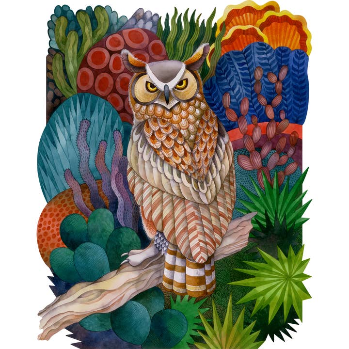 Coruja do Deserto (605 Peças) por atacado de Hidden Piece Puzzles