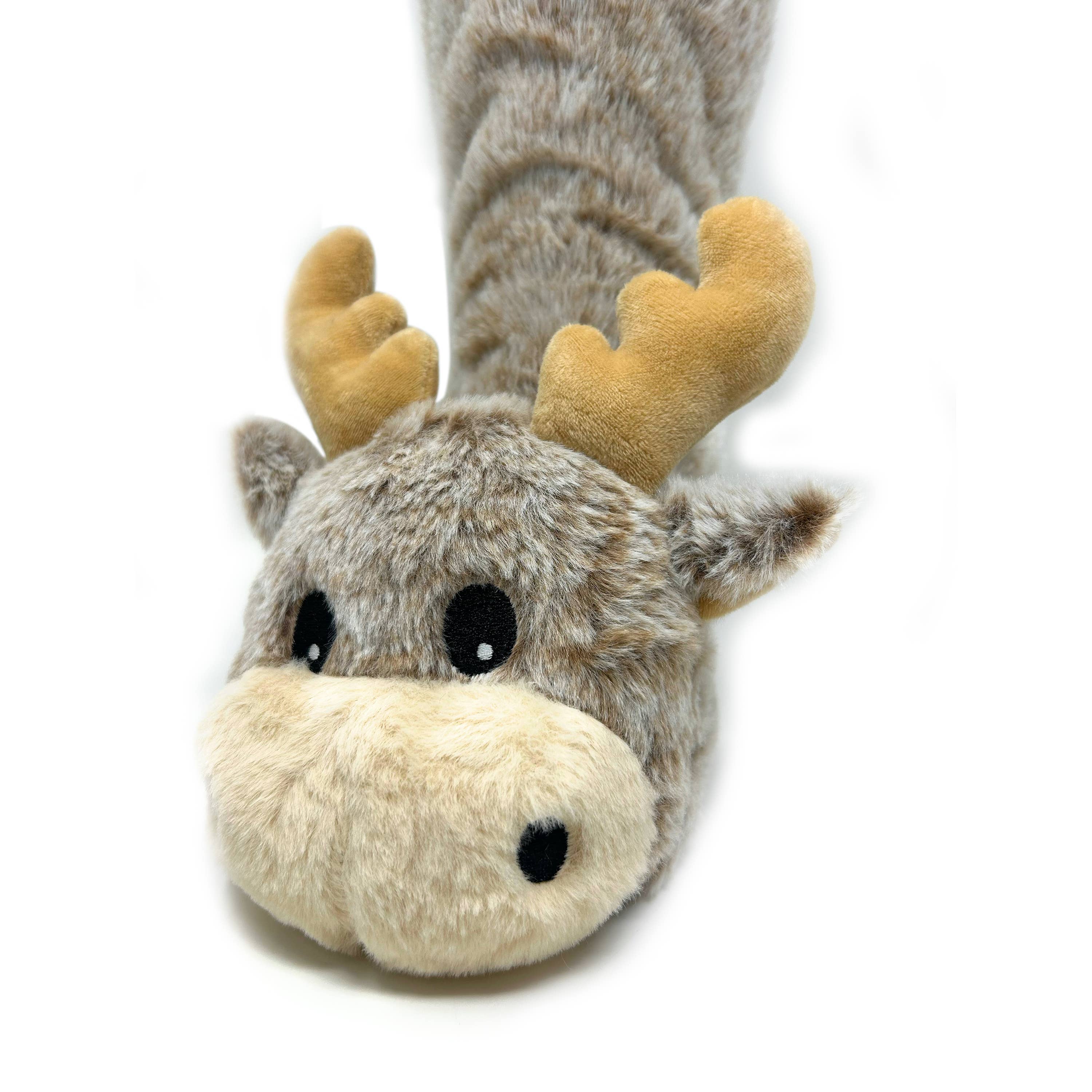 Oooh Yeah/Sock It Up/Oooh Geez Slippers – Engroshandel Hjemmesko - Børn – Moose Up | Sjove Animal Plush Gripper Slipper Slipper-strømper til børn3
