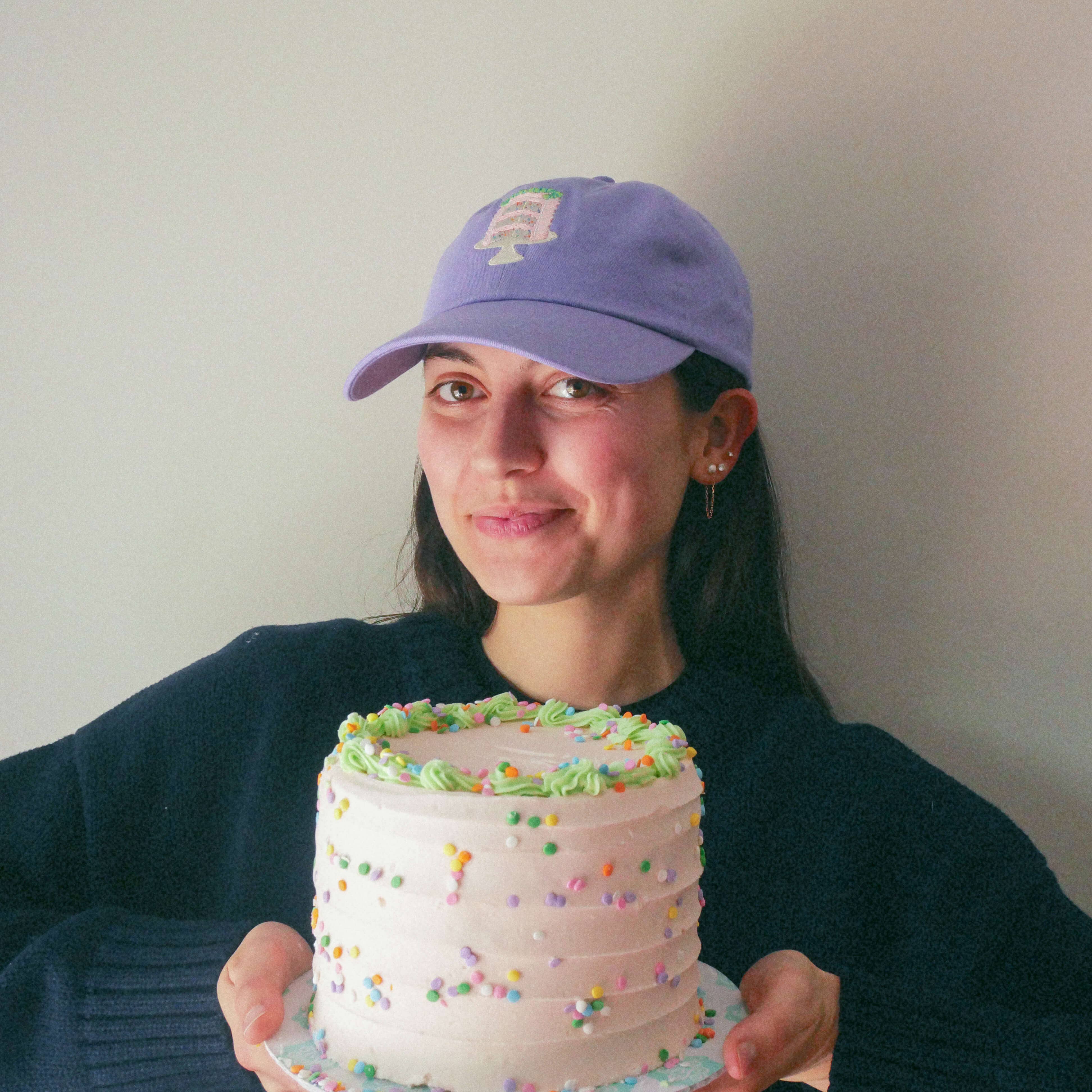 Jenny Lemons – wholesale Baseball cap – Unisex – *SALE* Confetti Cake Embroidered Hat1