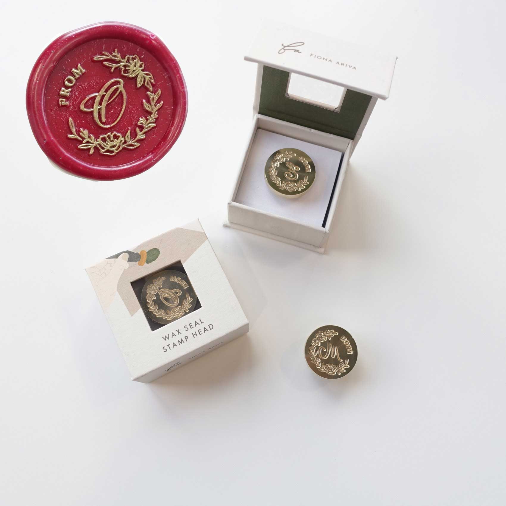 Fiona Ariva - Vendita all'ingrosso Timbro in gomma/decorativo - Lettere dell'alfabeto dalla A alla Z - Testa del timbro (senza manico)5