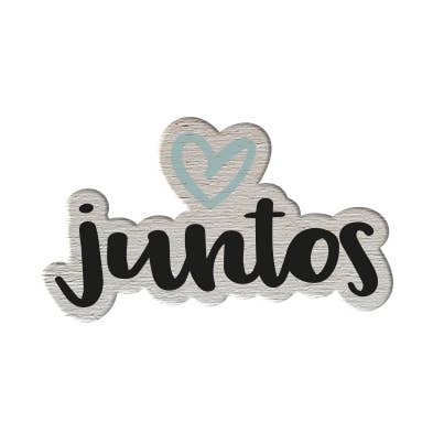 Wooden ord trykt i farve Together for engroshandel hos Evyre Scrapbooking