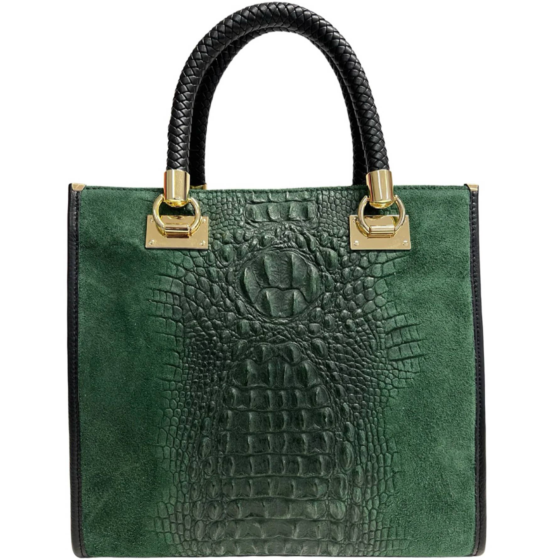 MODARNO - Wholesale Shoulder Bag - Women's - Modarno Women's shoulder bag - coconut print suede leather h15