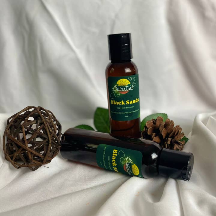 Black Sand Body Oil for wholesale by QuiSentials
