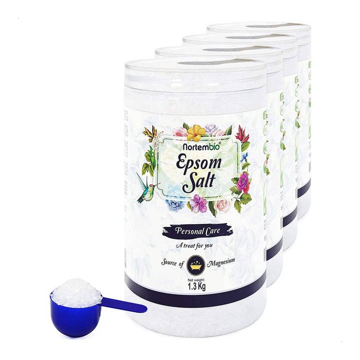 Epsom Salt 4X1.3 Kg. 100% Pure Without Additives. Magnesium for wholesale by NORTEM BIOTECHNOLOGY GROUP