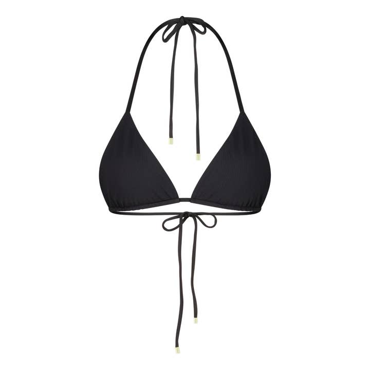 Vändbar trekantsbikiniöverdel med guldfärgade pärlor för wholesale av Gypsea Soul