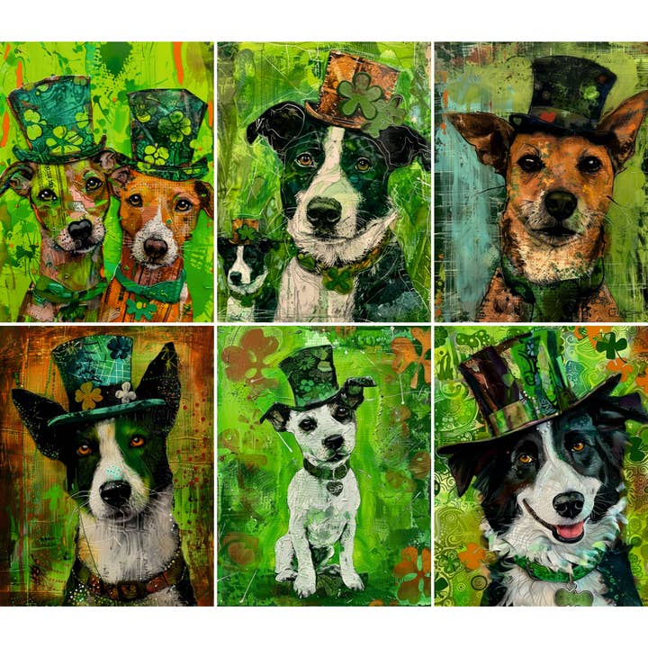 Papiers de riz pour chiens de Patrick, 8 x 10,5 pouces (A4) pour la vente par Craft Kreatively