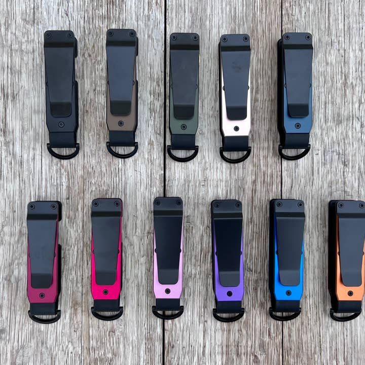 KW Custom Creations - Wholesale Keychain - Unisex - Anodized Metal Minimalist Keyholder13