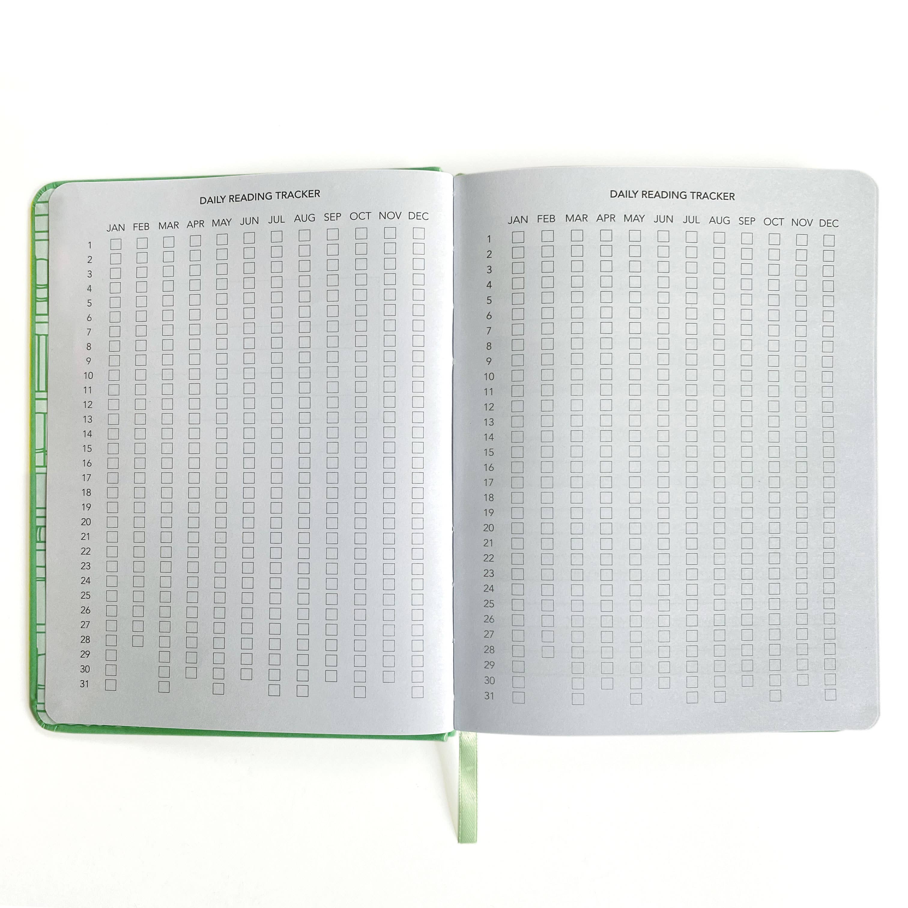 Paper House Productions - Wholesale Journal/Diary - Well Read Guided Journal - Green3