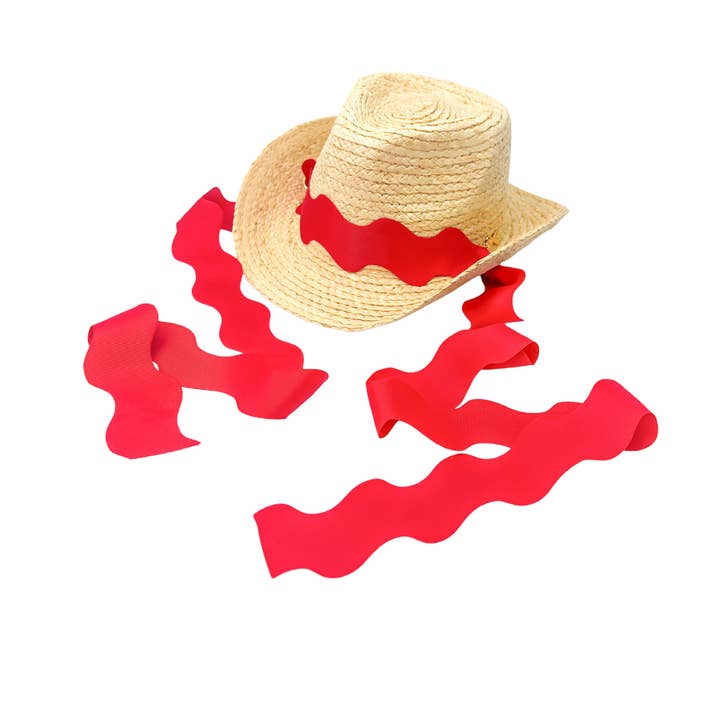Coastal Cowgirl Hat, Red (Youth) for wholesale by Bits & Bows
