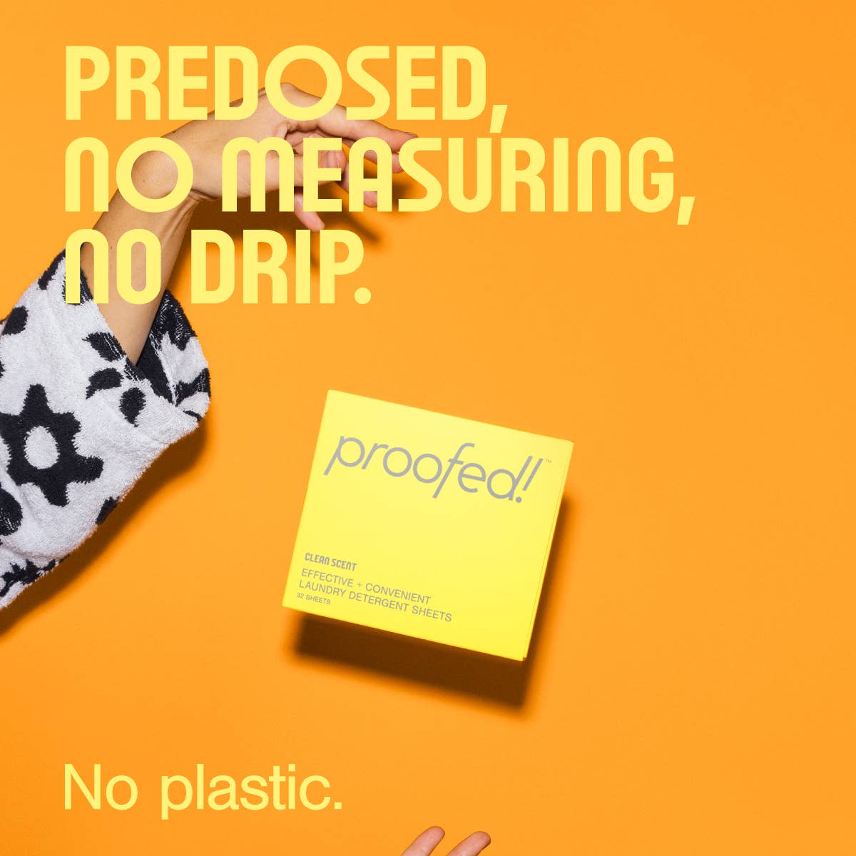 Proofed! - Wholesale Laundry Detergent Powder/Pods - Laundry Detergent Sheets PlasticFree - Clean Scent2