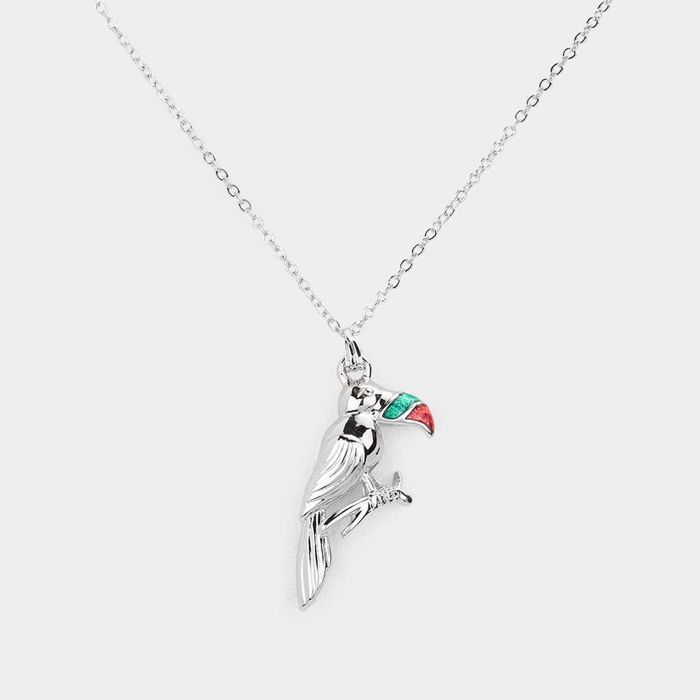 Sensibling Corp. - Wholesale Pendant/Charm Necklace - Toucan Pendant Necklace0