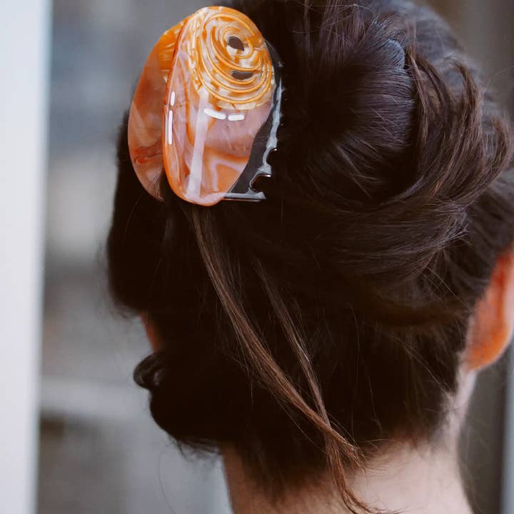 Joanna Behar - Wholesale Hair Clip - Women's - Pain au chocolat french patisseries Hair claw3