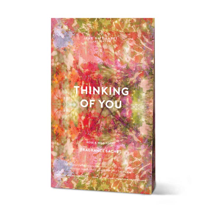 The Gift Label - Wholesale Sachet - Scented Satchet - Thinking Of You - Rose & Wild Poppy