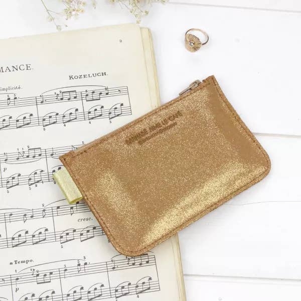 BARNABÉ AIME LE CAFÉ - Wholesale Coin Purse - Women's - Glittery crust leather wallet9
