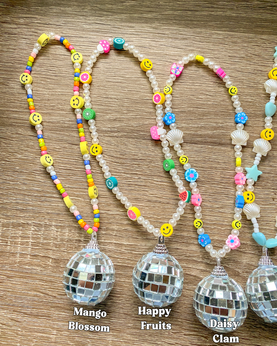 Sun Moon & Stars Co. - Wholesale Car Decorative Charm - Women's - Happy Fruits Disco Ball Car Charm2