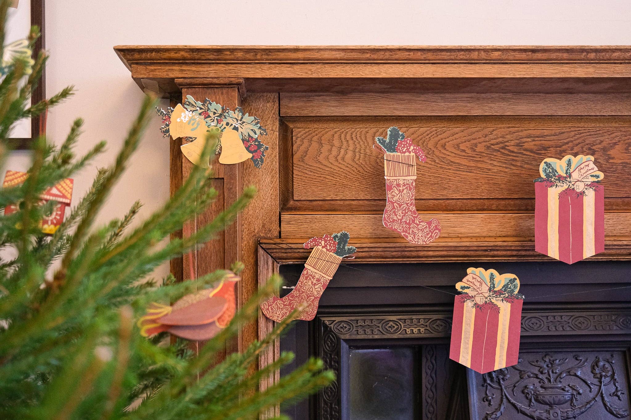 East End Press – wholesale Bunting/garland – Christmas Sewn Garland4