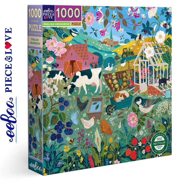 English Hedgerow 1000pc Puzzle | PZTEHG for wholesale by Hobby-lines