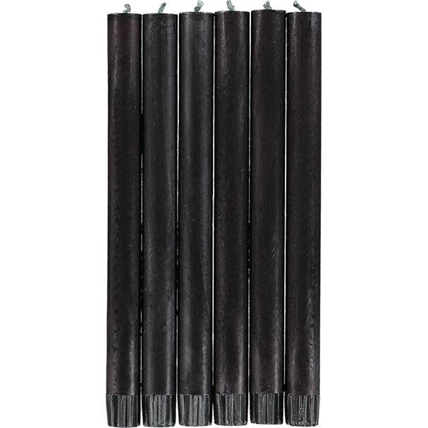 Jet Black Eco Middagslys, 6 pr. Pakke for engroshandel hos BRITISH COLOUR STANDARD - Europe