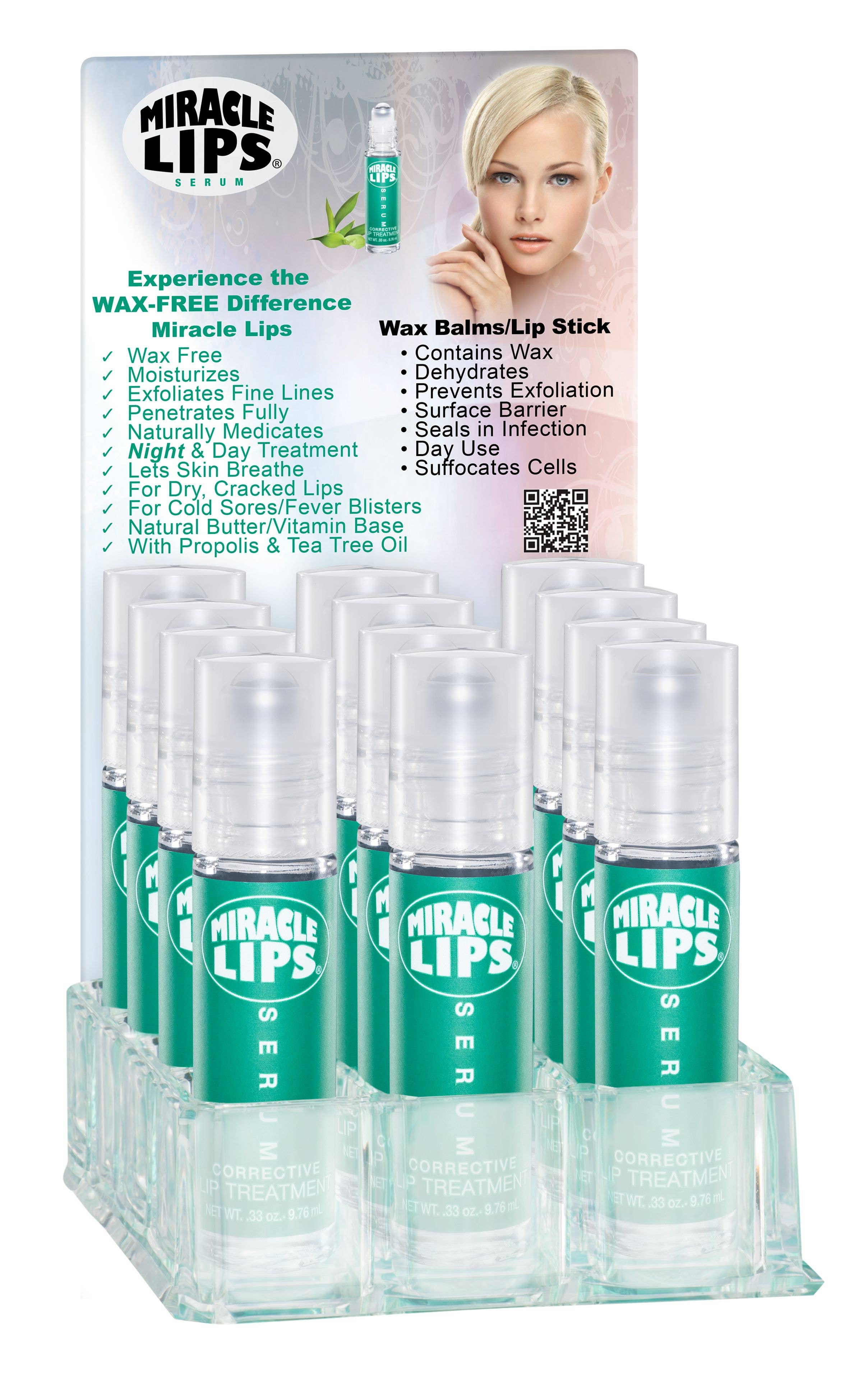 Holocuren Miracle Body Care and Tools - Wholesale Lip Treatment/Mask - Miracle Lips Corrective Beauty Serum, 0.33oz4