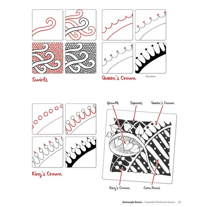 Fox Chapel Publishing - Wholesale Book - Adult - Zentangle Basics, Expanded Workbook Edition